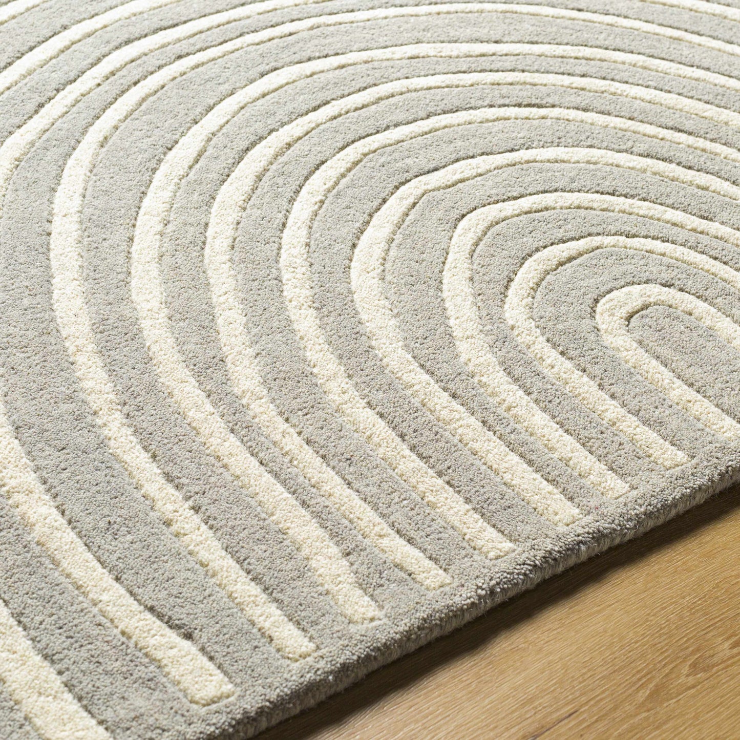 Fuat Medium Gray Area Rug
