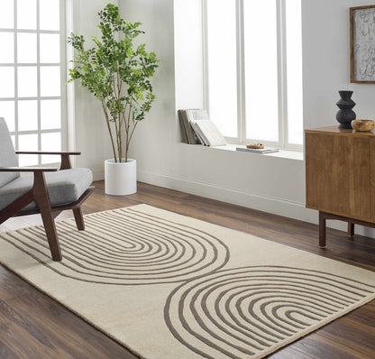 Fuat Beige Area Rug