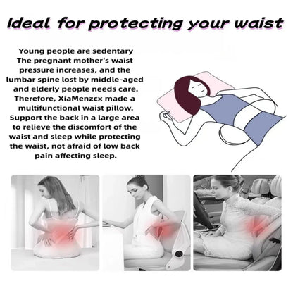 Ergonomic Memory Foam Lumbar Pillow
