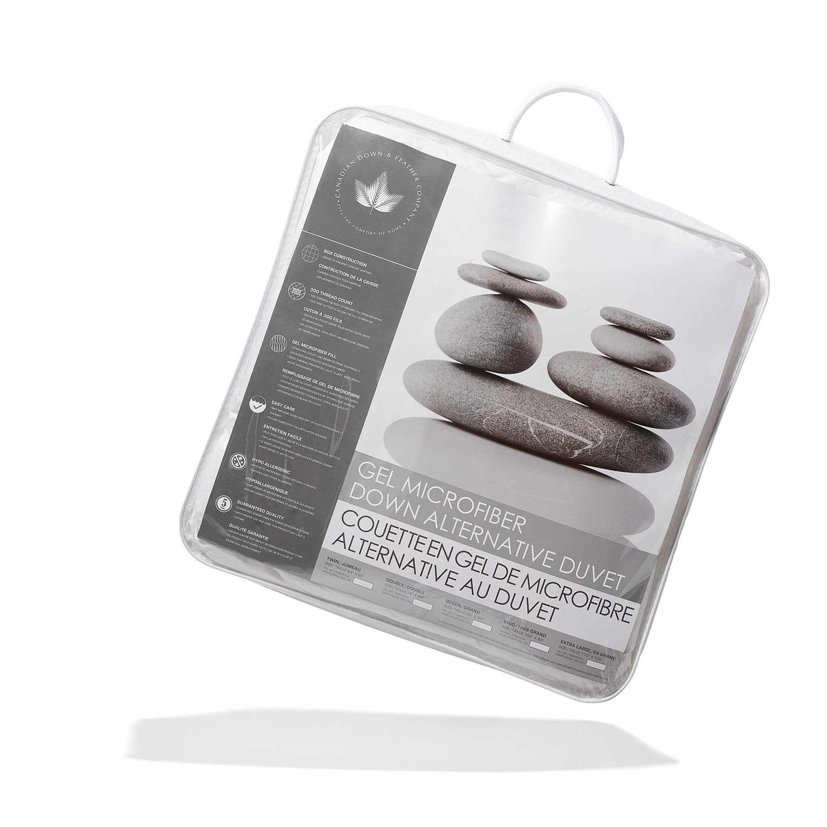 Canadian Down & Feather Company Gel Microfiber Down Alternative Comforter, All Season Weight