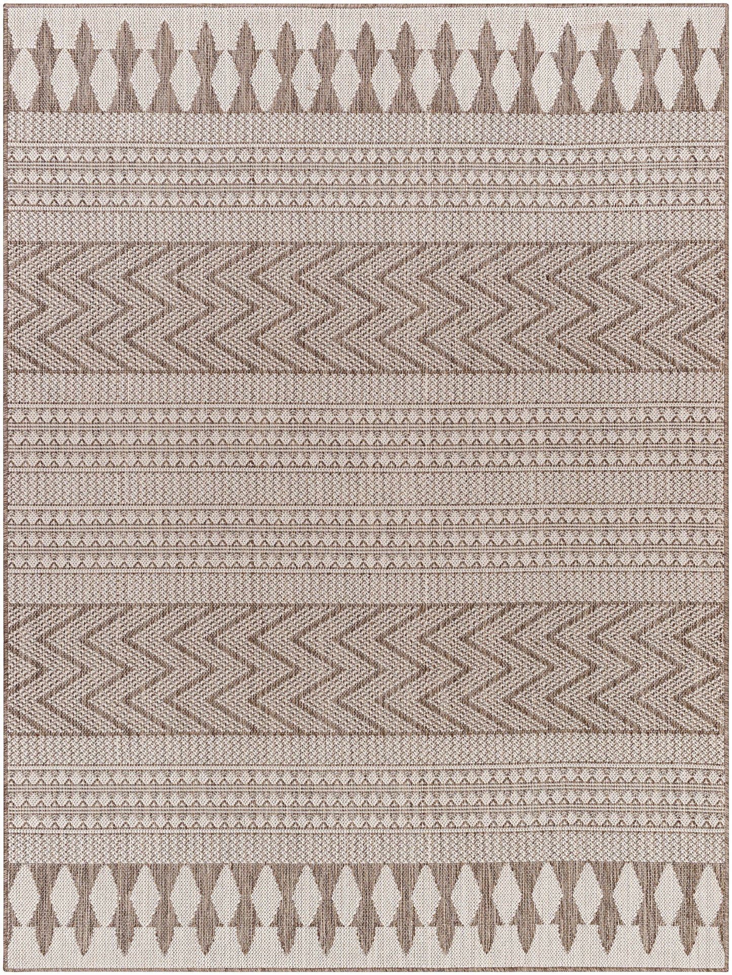 Asif Brown Outdoor Area Rug