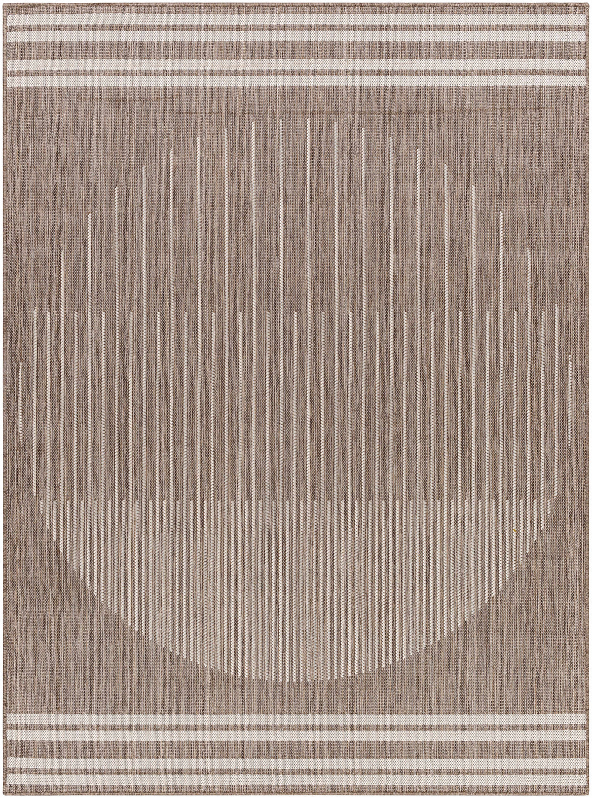 Aviya Brown Outdoor Area Rug - Clearance