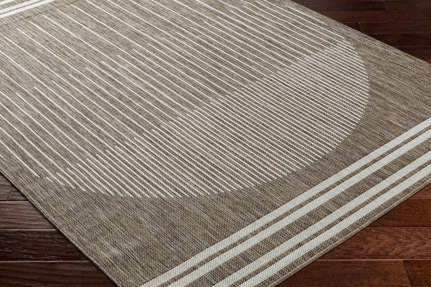 Aviya Brown Outdoor Area Rug - Clearance