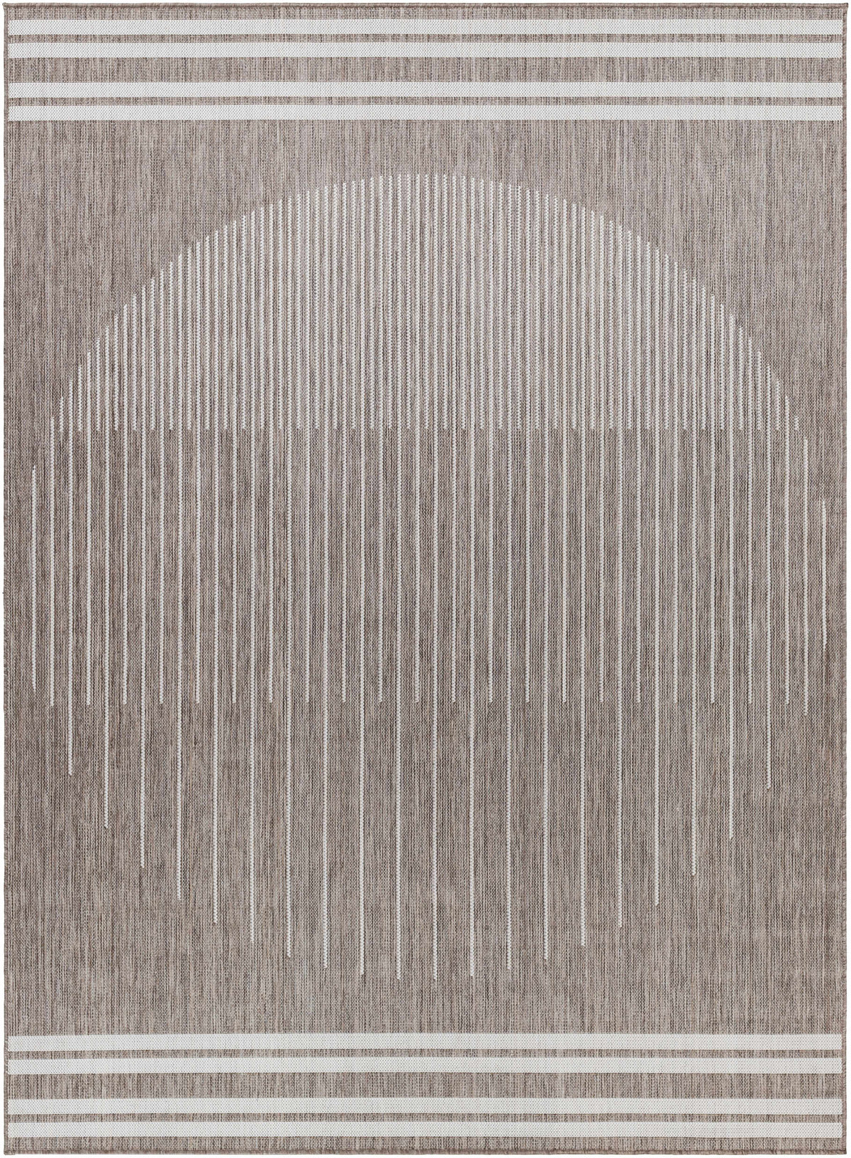 Aviya Brown Outdoor Area Rug - Clearance