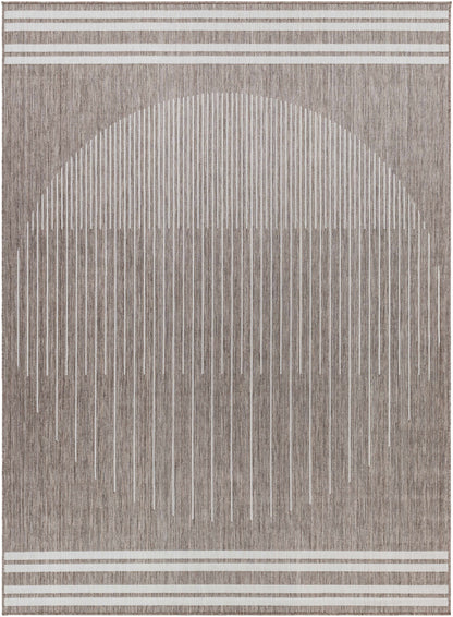 Aviya Brown Outdoor Area Rug - Clearance