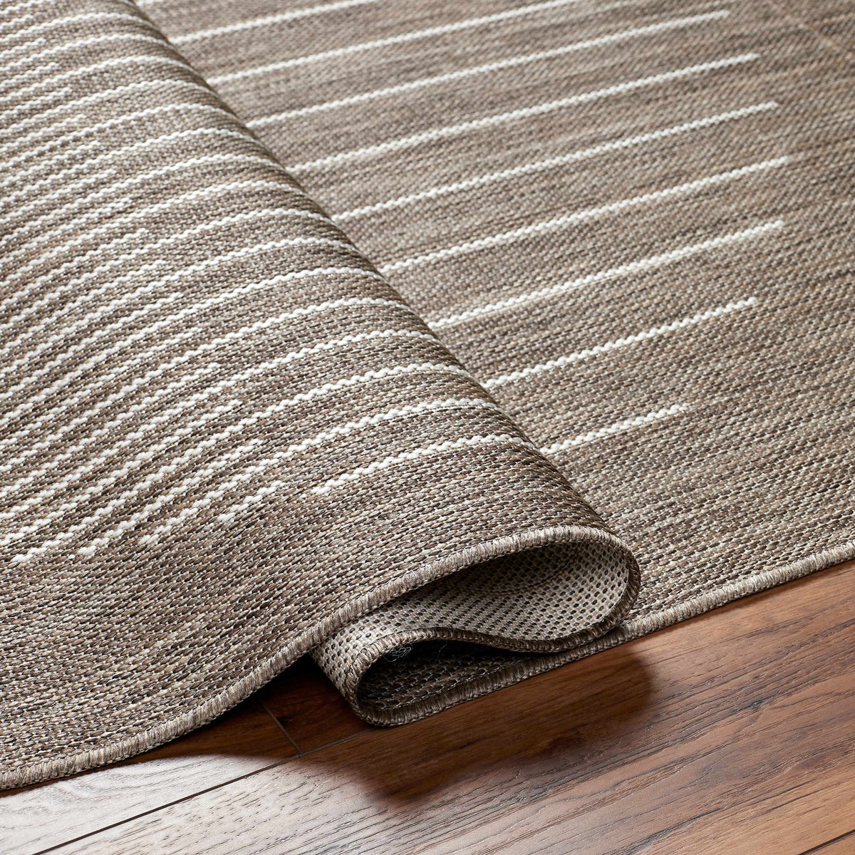 Aviya Brown Outdoor Area Rug - Clearance