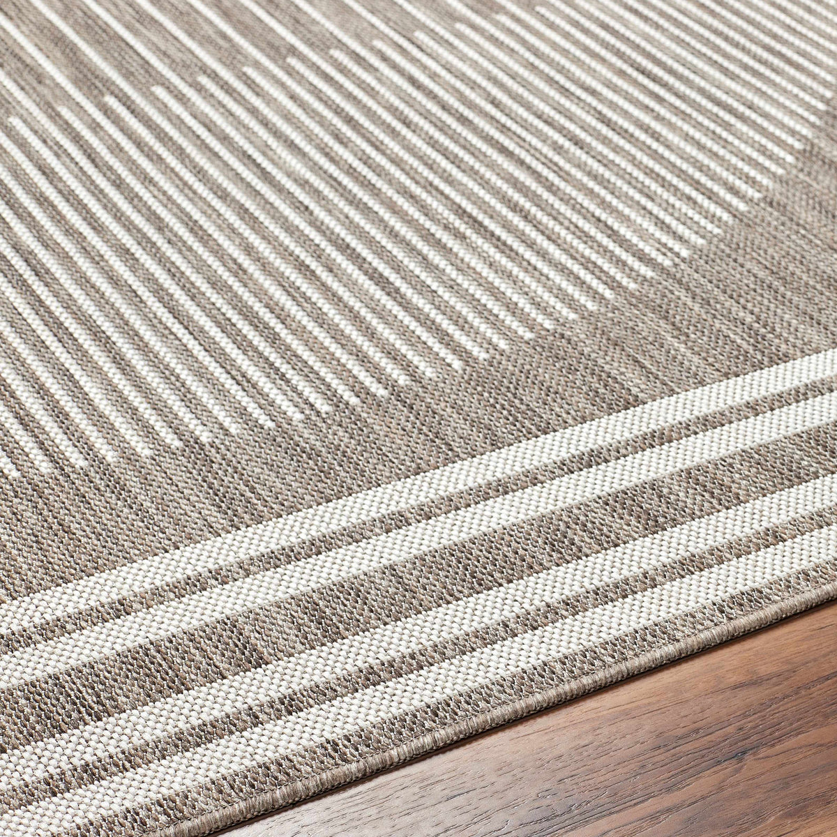 Aviya Brown Outdoor Area Rug - Clearance