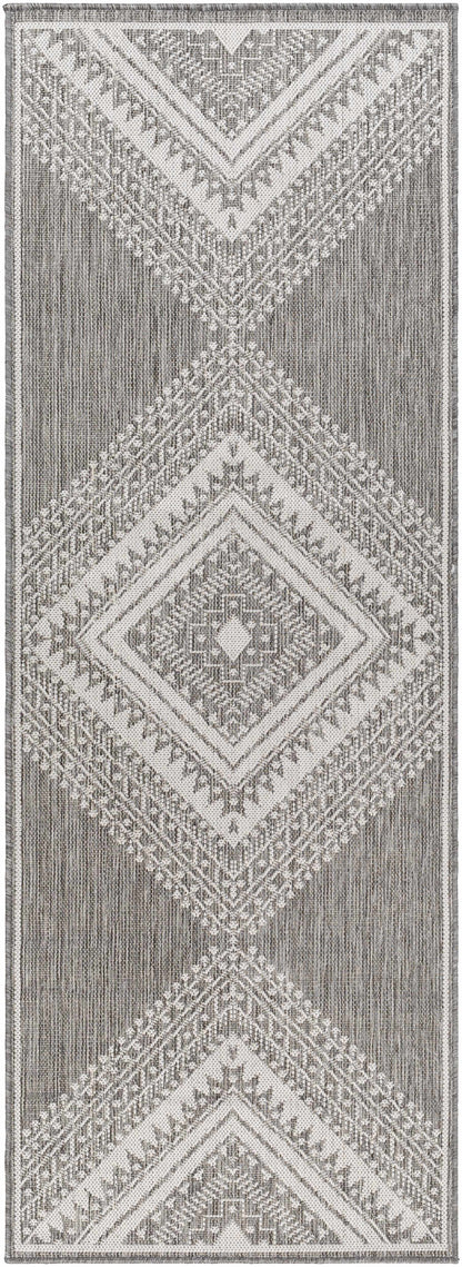 Deana Gray Outdoor Area Rug - Clearance