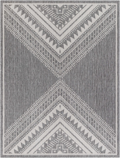 Deana Gray Outdoor Area Rug - Clearance