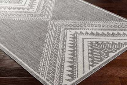 Deana Gray Outdoor Area Rug - Clearance