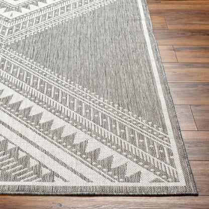 Deana Gray Outdoor Area Rug - Clearance