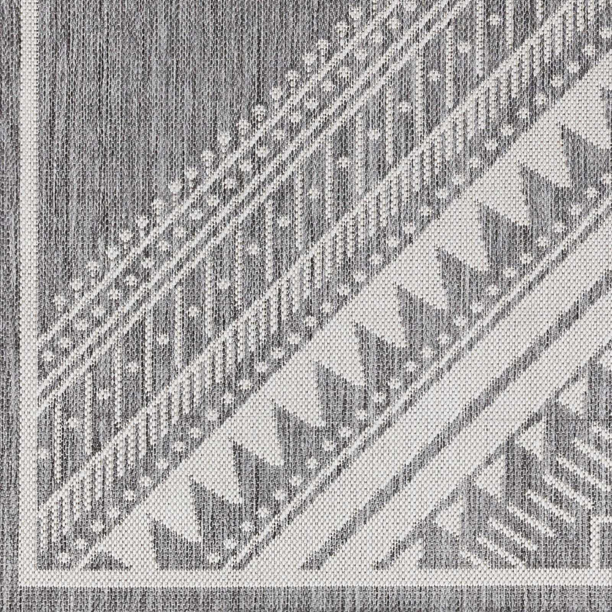 Deana Gray Outdoor Area Rug - Clearance