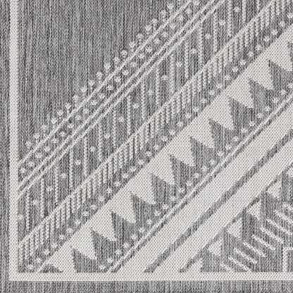 Deana Gray Outdoor Area Rug - Clearance