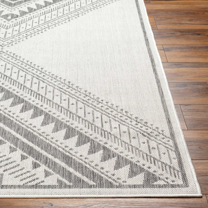 Deana Light Gray Outdoor Area Rug - Clearance