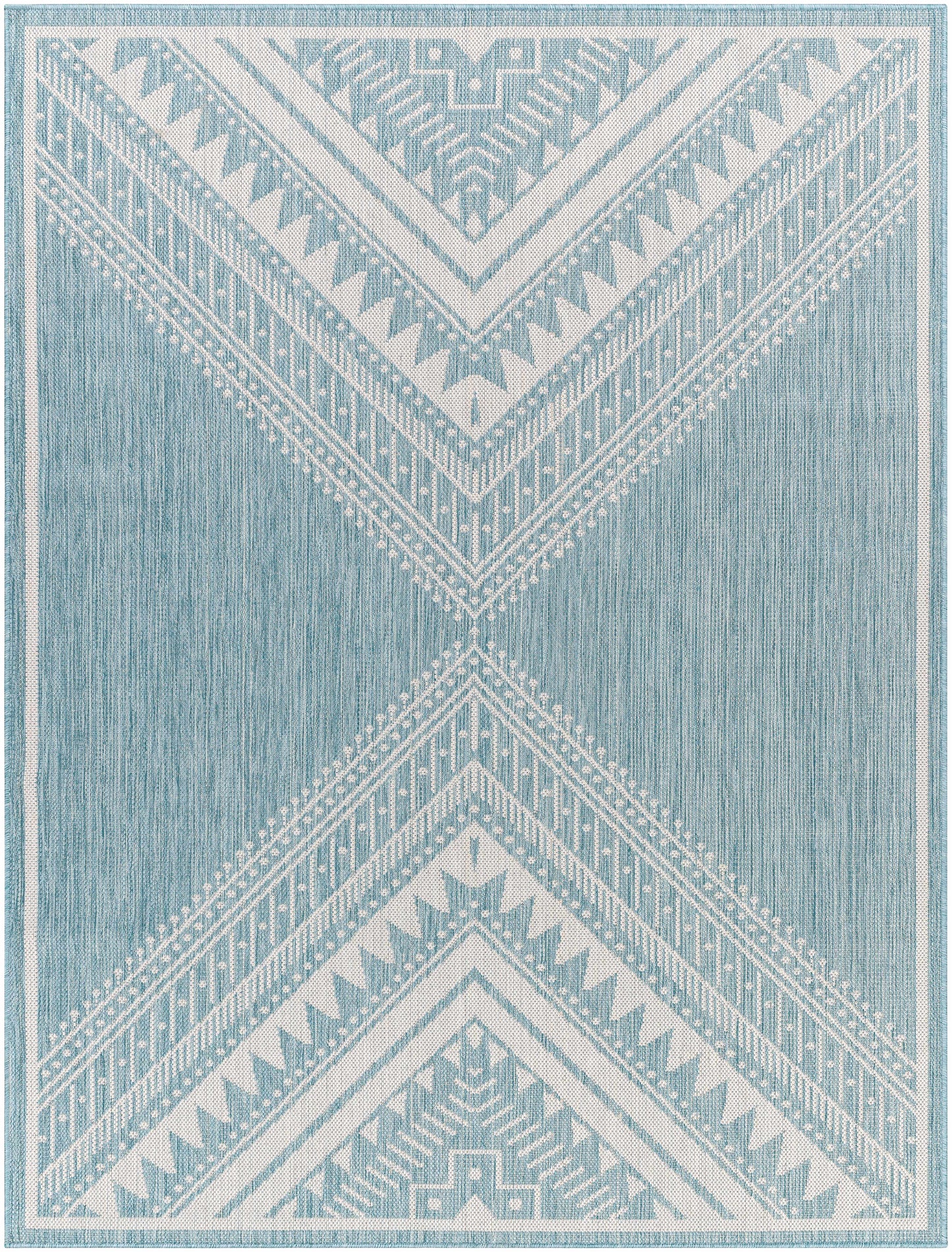 Deana Blue Outdoor Area Rug - Clearance