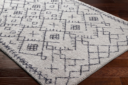 Elyes Gray Washable Area Rug - Clearance