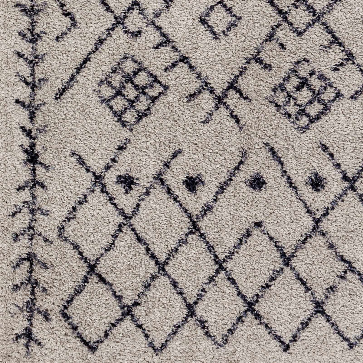 Elyes Gray Washable Area Rug - Clearance