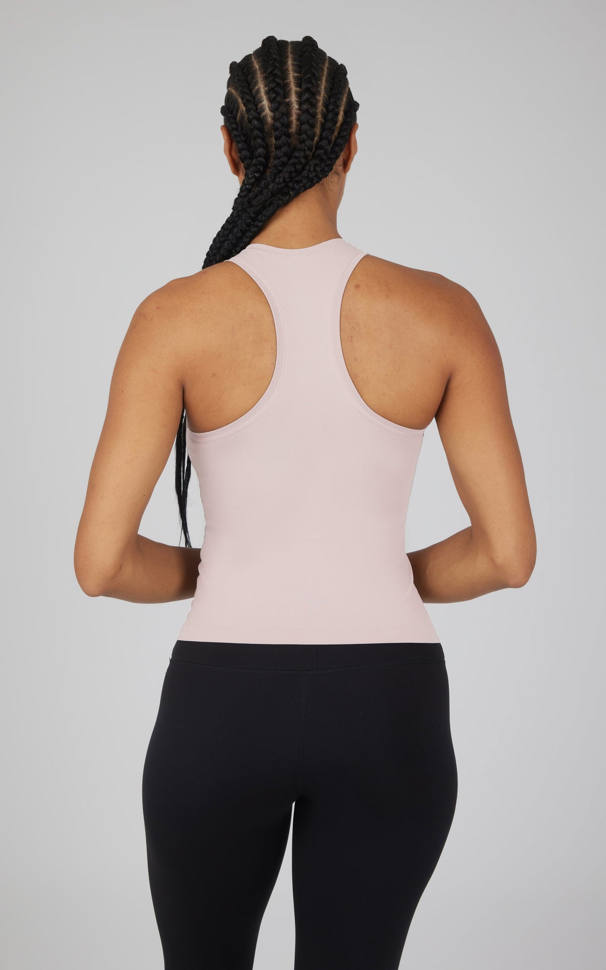90 Degree by Reflex 2 PK Seamless Racerback Tank Top with Built in Bra