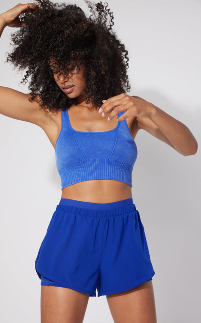 90 Degree by Reflex 2 PK Stonewash Seamless Bra Tank