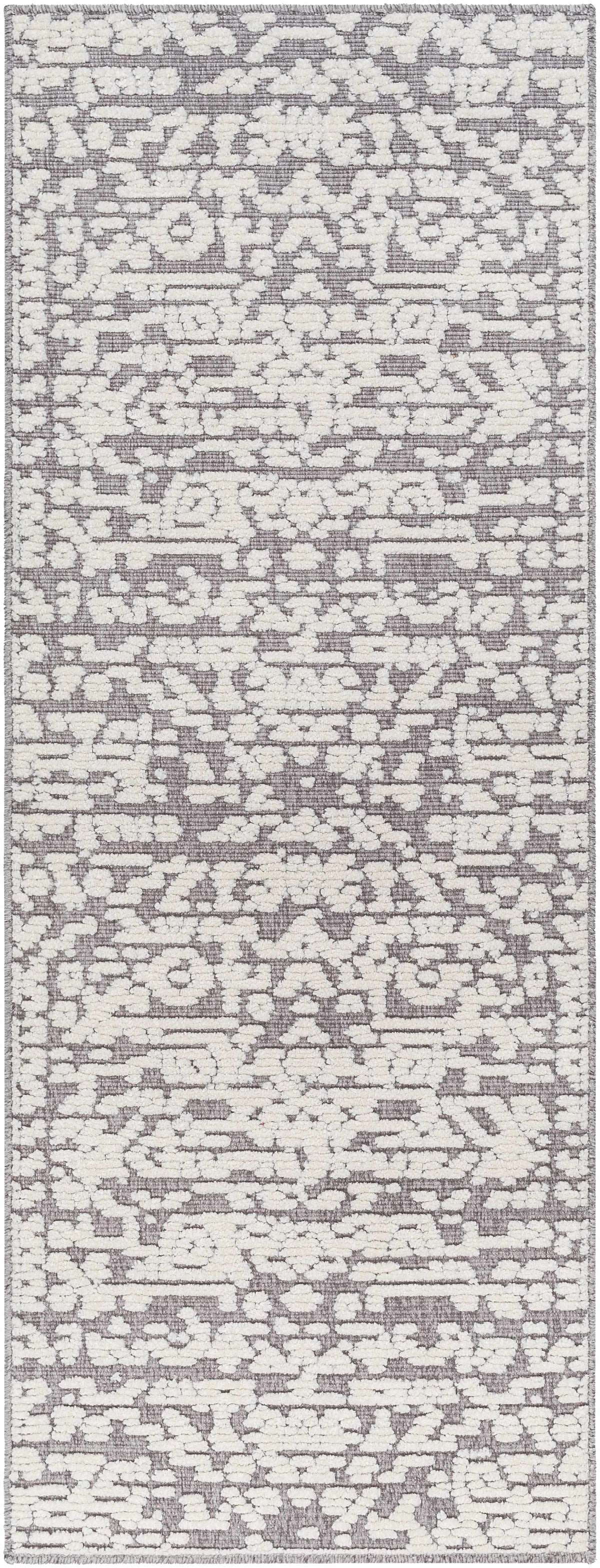 Beren Gray Washable Area Rug - Clearance