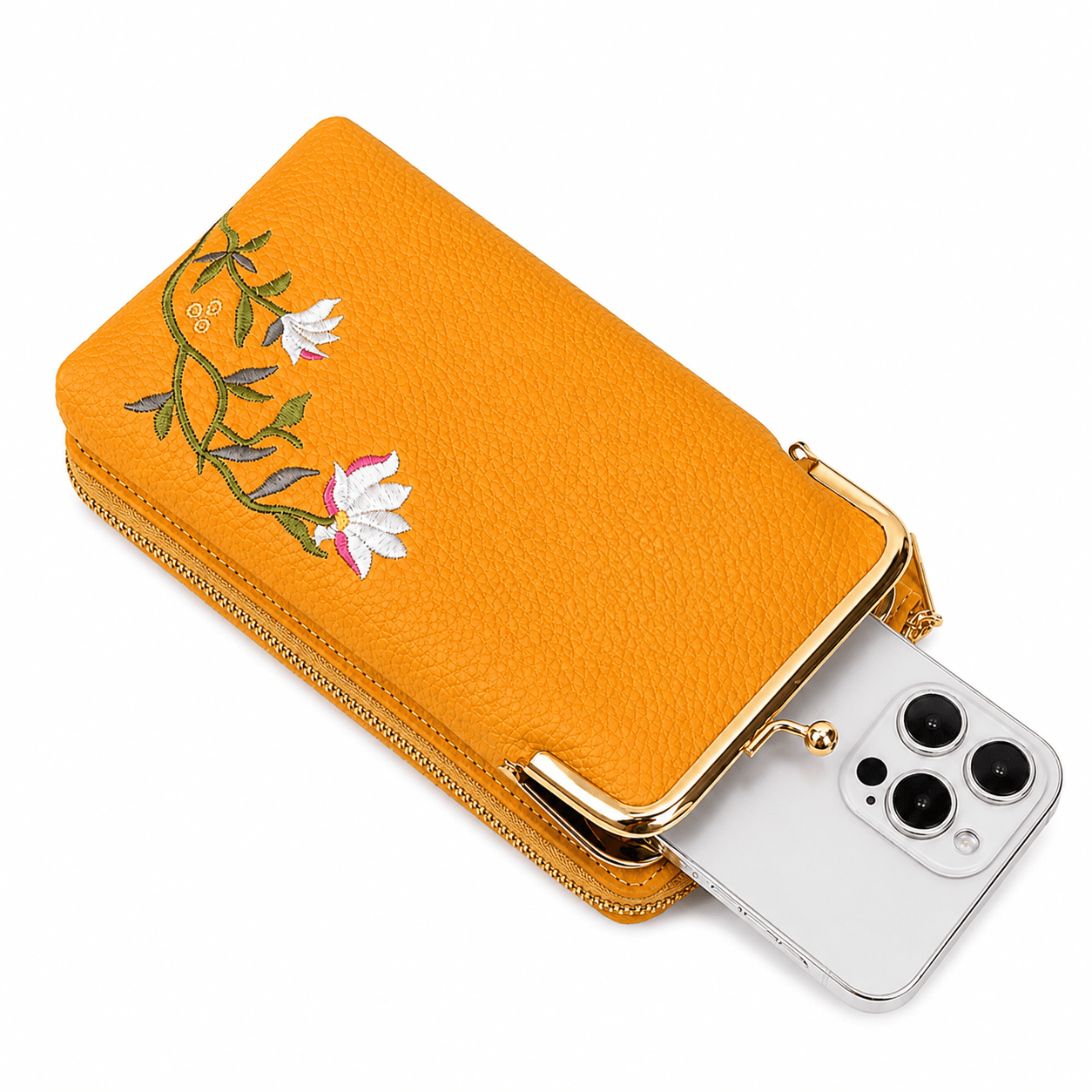 Clip Zip Crossbody Wallet