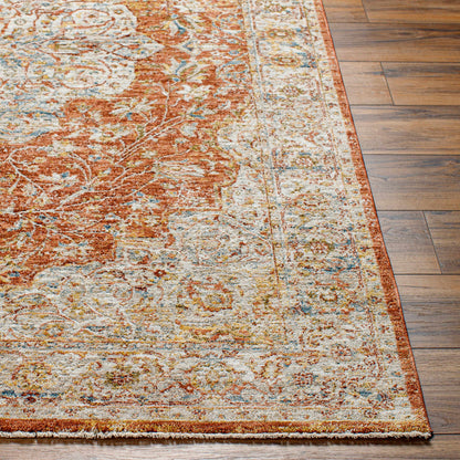 Aman Rust Area Rug - Clearance