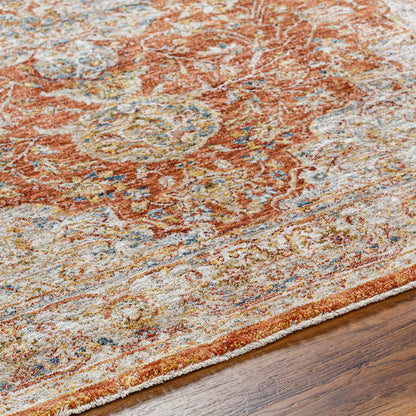 Aman Rust Area Rug - Clearance