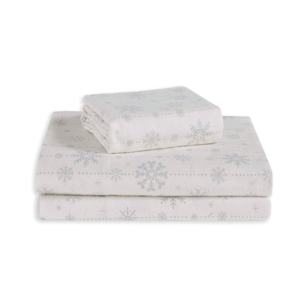 Elegant Comfort 4-Piece Holiday Cotton Flannel Sheet Set - 100% Turkish Cotton