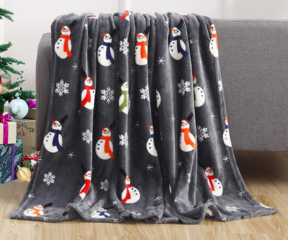 Elegant Comfort 50" x 60" Holiday Velvet Plush Blanket Throw - 50 x 60 inches