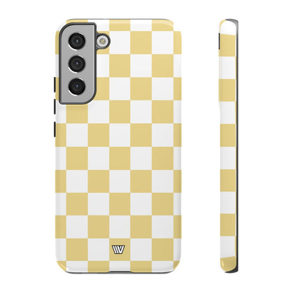 BANANA YELLOW CHECKERBOARD | Tough Phone Case