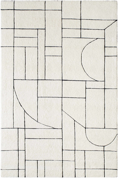 Fusao Rose Cream Area Rug