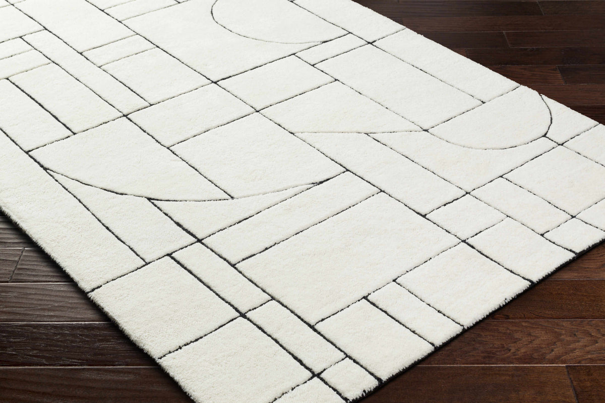 Fusao Rose Cream Area Rug