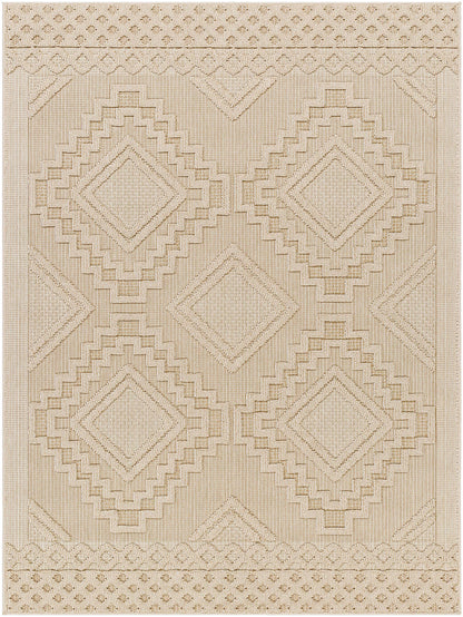 Arwid Bone Outdoor Area Rug - Clearance