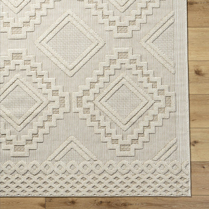 Arwid Bone Outdoor Area Rug - Clearance