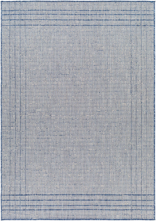 Eneco Blue Outdoor Area Rug - Clearance
