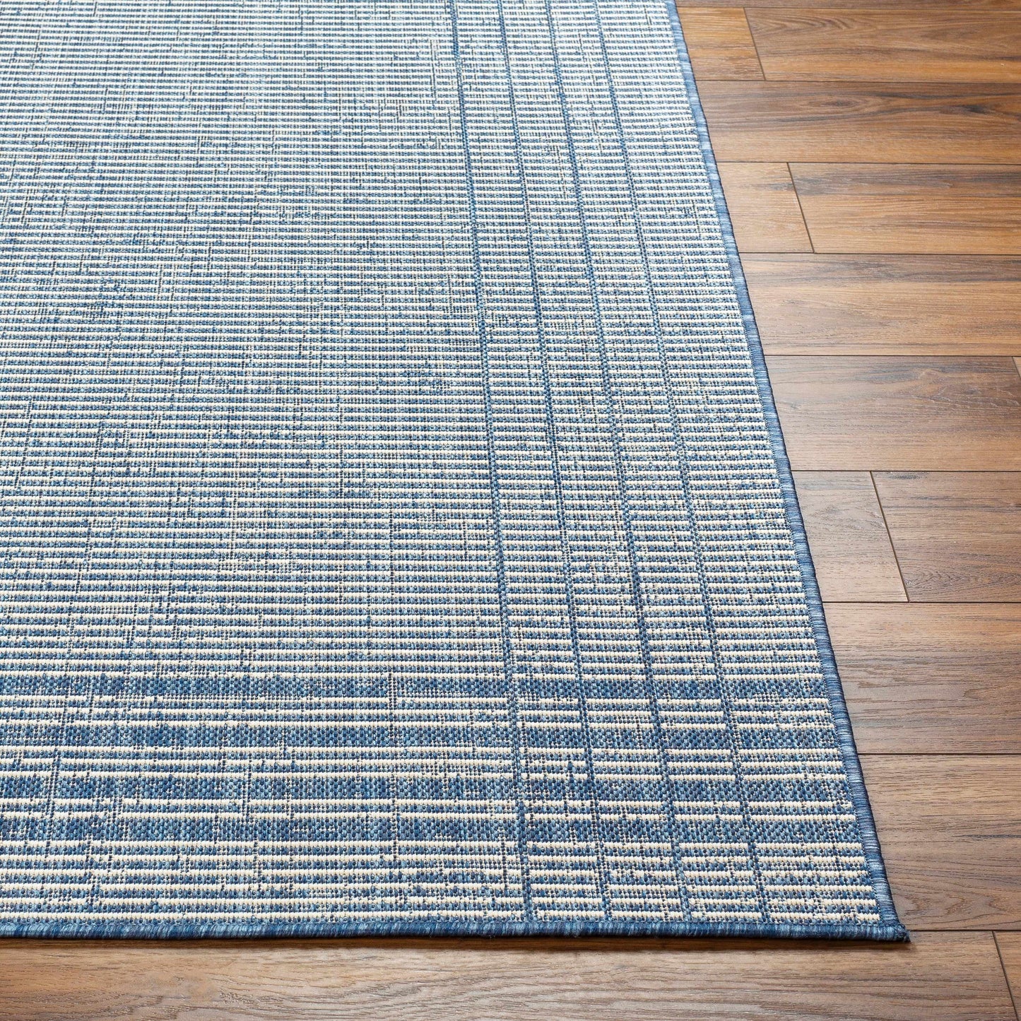 Eneco Blue Outdoor Area Rug - Clearance