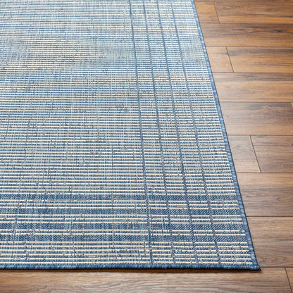 Eneco Blue Outdoor Area Rug - Clearance
