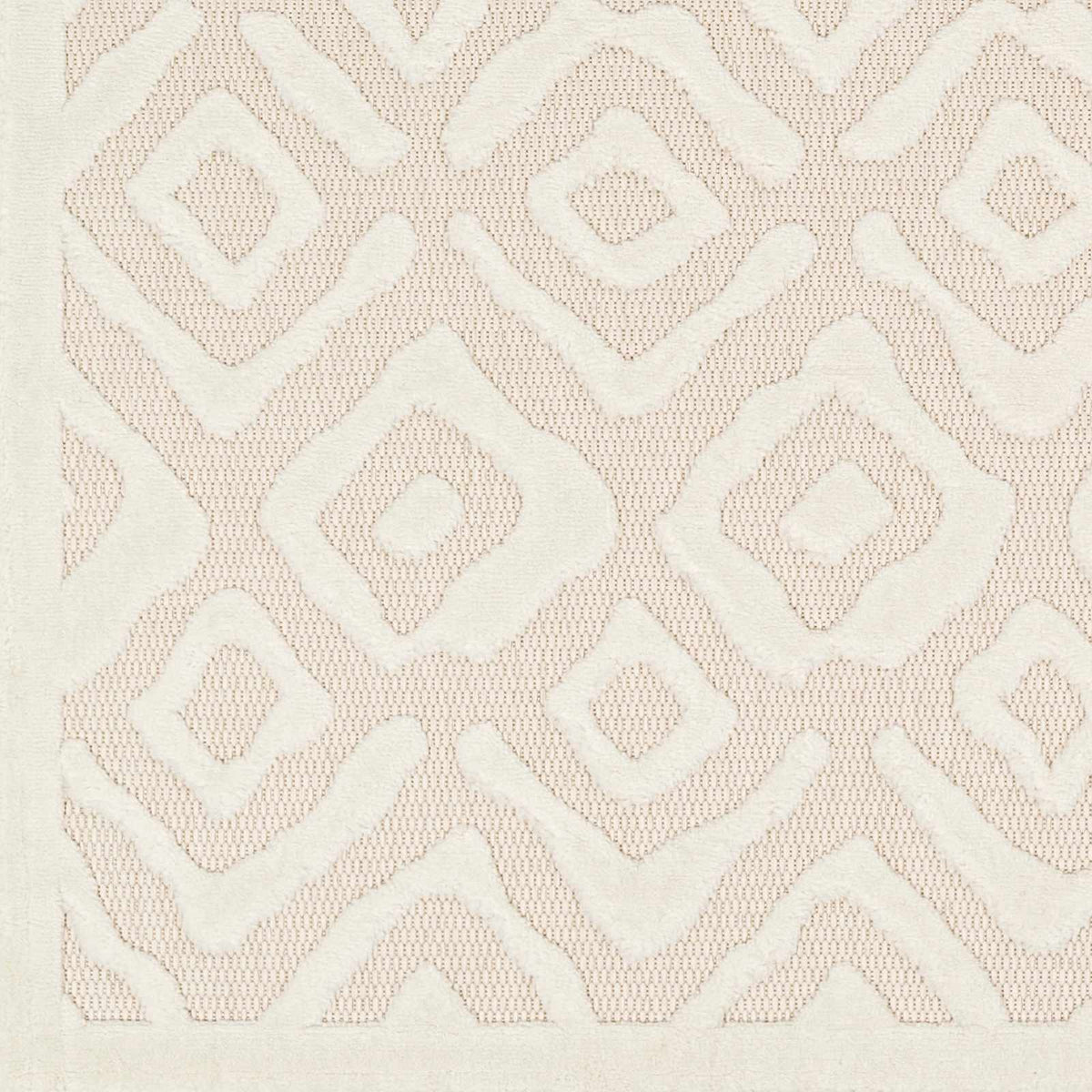 Burl Cream Outdoor Rug - Clearance