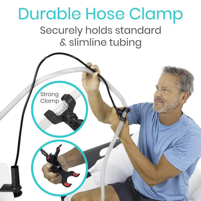 Adjustable CPAP Tube Hanger