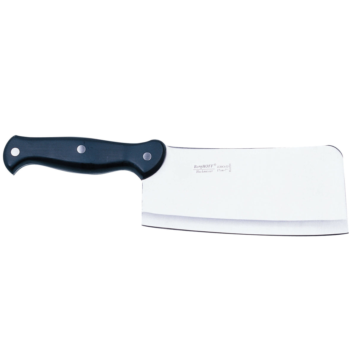 BergHOFF 7" Stainless Steel Cleaver With Three-Rivets Handle