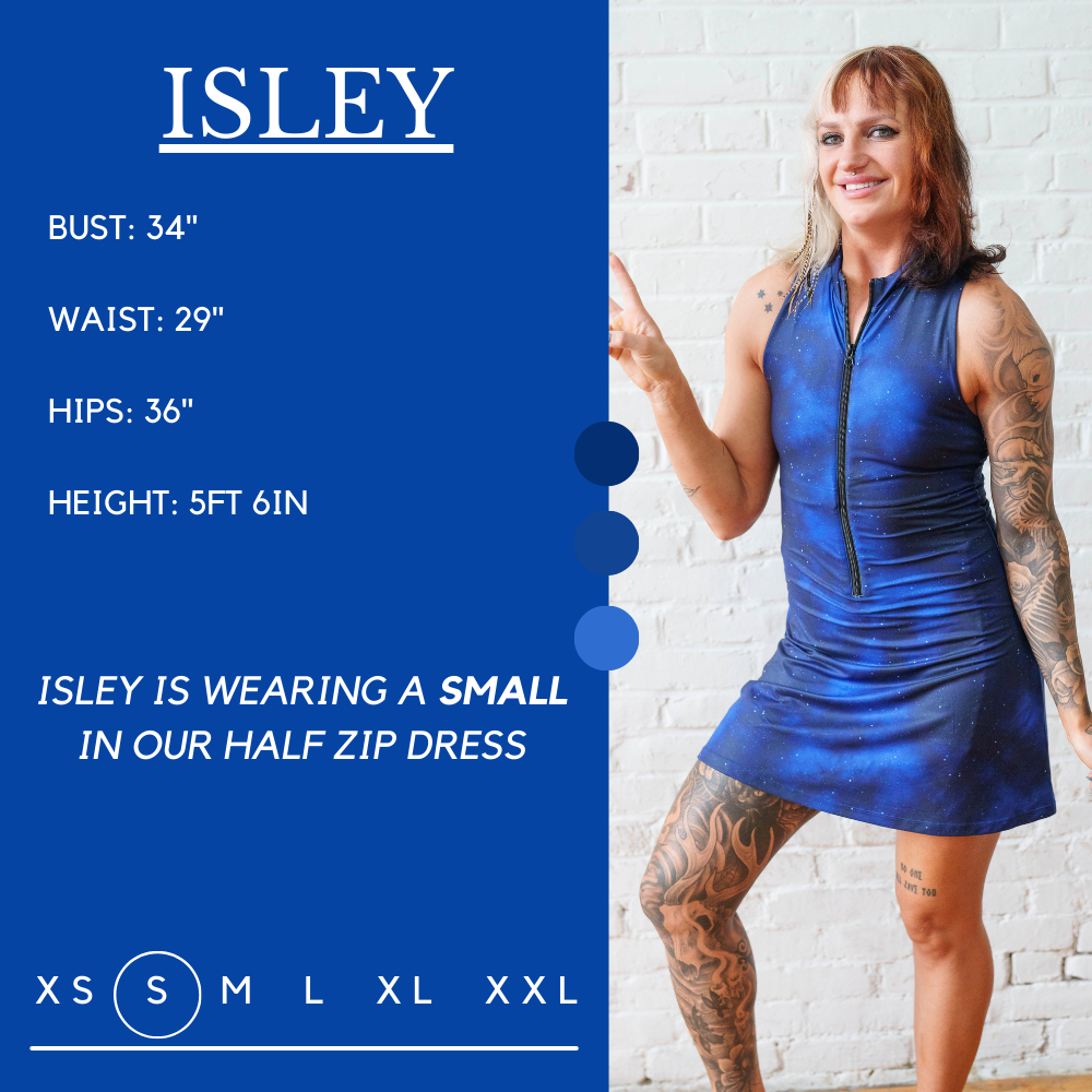 Constantly Varied Gear Half Zip Dress - Stellar