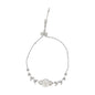 APM Monaco Sterling Silver Pearl Bracelet AB3694XPL