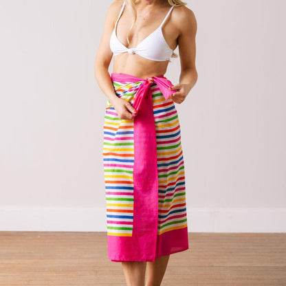 Andie Rainbow Stripe Sarong
