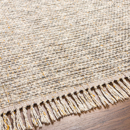 Amiel Beige Hand Woven Area Rug - Clearance