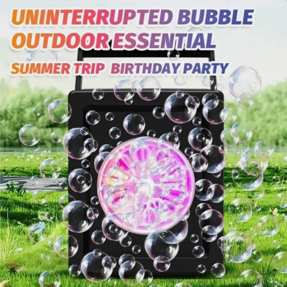 Automatic Portable Bubble Machine