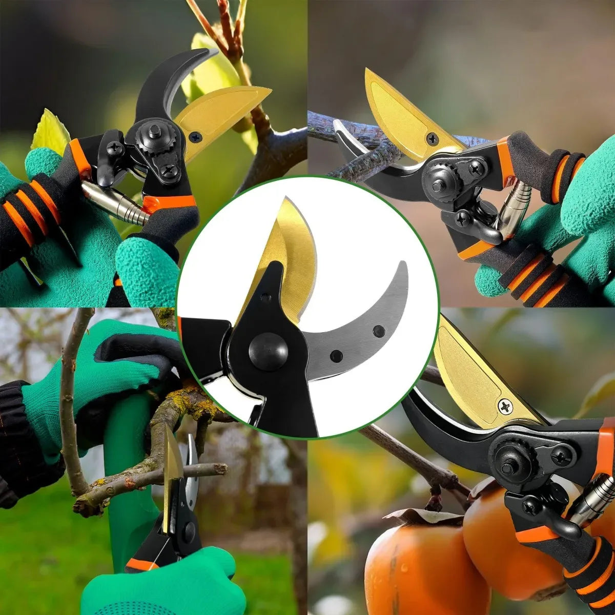 Comfort Grip Hand Pruners for Gardening