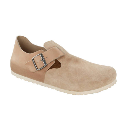 Birkenstock London Leather Sandcastle Clogs