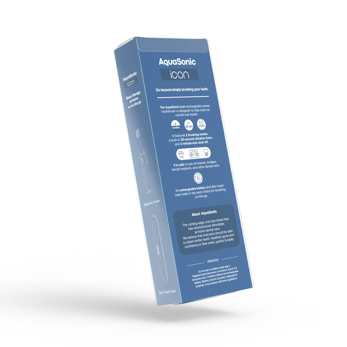 Aquasonic Icon Rechargeable Power Toothbrush