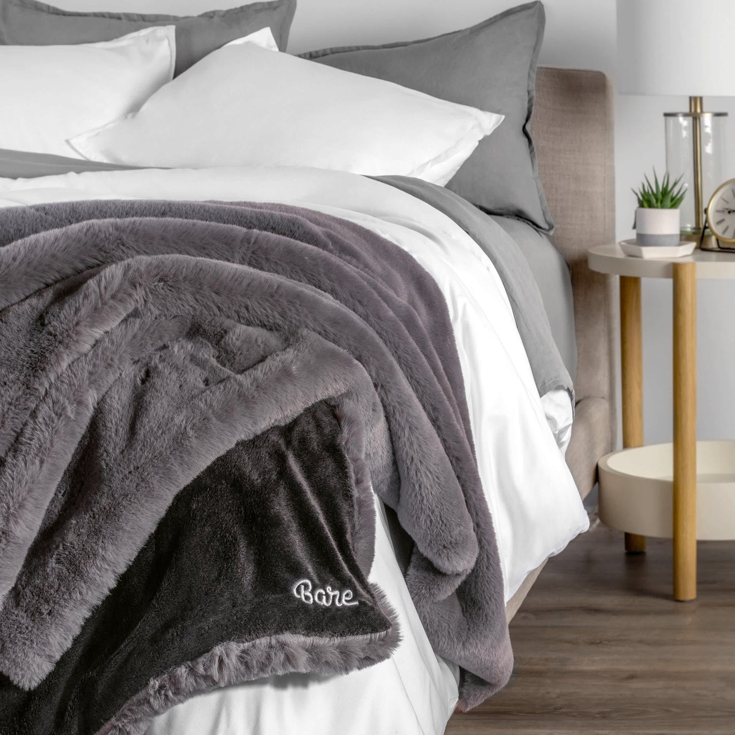Bare Home Faux Fur Blanket