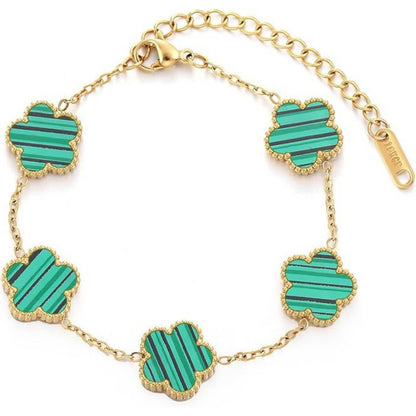 Adjustable Elegant Floral Bracelet